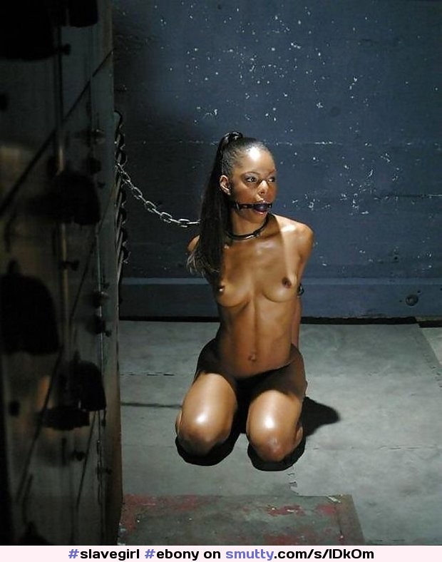 by Eckenboy: #ebony #ebonybabe #ebonyslut #ebonybondage #ballgagged #ballgag #chained #collar #bondage #slaveslut #slavegirl #slavegirl