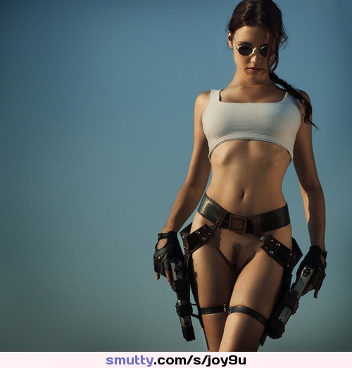 #hot #sexy #gun #weapons #cosplay #nerdporn #pussy #landingstrip