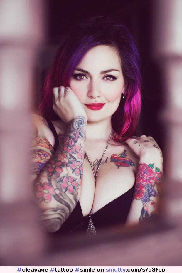 from blessed are the bewbs #tattoo #smile 