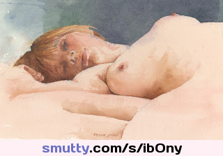 #DerekJones #painting #woman #breasts #erectnipples #daydreaming #art #nude