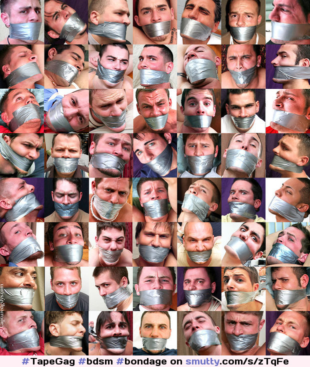 #GAY #bdsm #bondage #collage #expression #face #gag #gagged #male #tapegag.