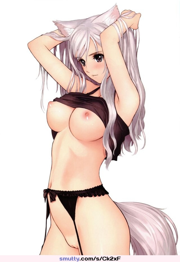 #foxtail #furry #anime #hentai #hentaigirl #Anthro #tail #baldpussy #silverhair #lingerie