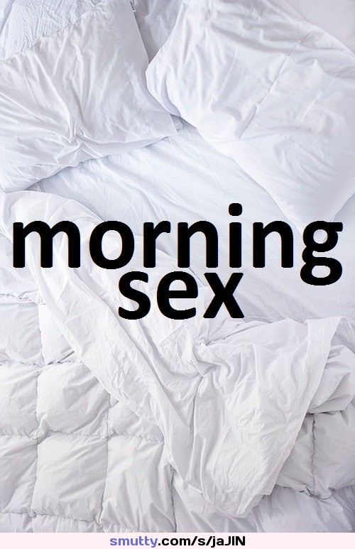 Утро началось с секса