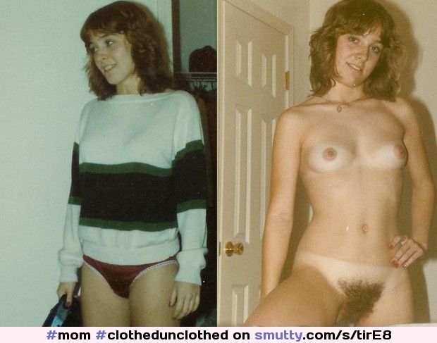 #ClothedUnclothed #dressedundressed #topless #tits #boobs#hairy#hairypussy#hairybush#vintage#sexy#teen#babe