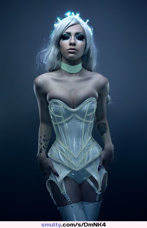 #tron #fantasy #collar #neon #corset #stockings #latex #longhair #tattoo #bigtits #boobs #breast #lingerie #sexy #babe #girl #gorgeous #hot
