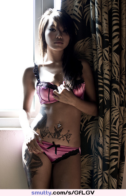 #hot #sexy #beautiful #stunning #perfect #gorgeous #asian #tattoo #panties #bra #lingerie