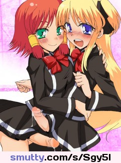 Anime schoolgirl futanari #futanari #dickgirls #anime_shemales #hentai_shemales