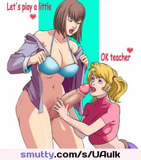Futanari teacher gets blowjob from teen #futanari #dickgirls #anime_shemales #hentai_shemales