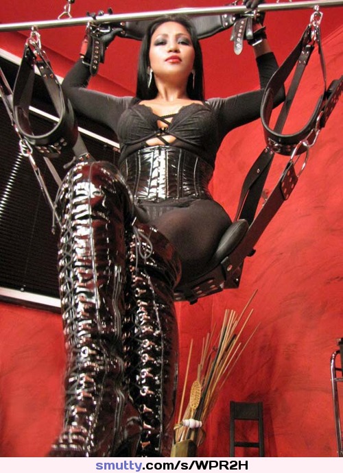 #bdsm #bondage #mistress #lingerie #corset #pvc #boots #heels #leatherbondage