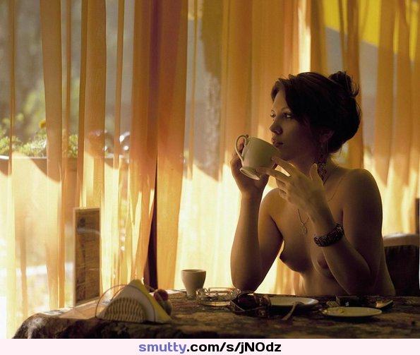 An image by Irondonut #artistic#hot#young#brunette#topless#tits#nipple#sexy#nude#tease#breakfast#coffee#tea#softcore#amateur#model#glamour