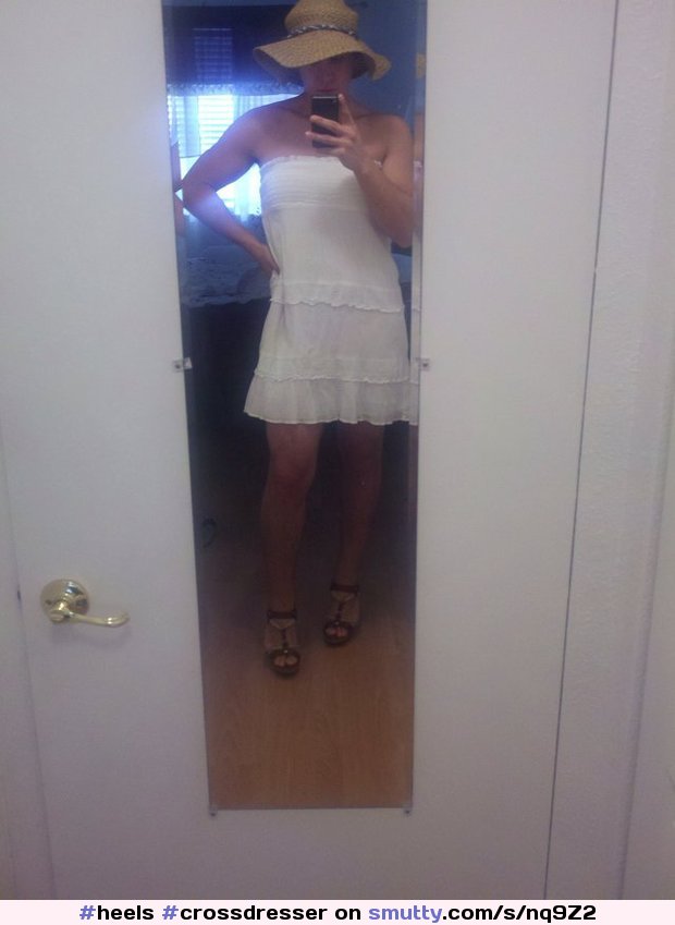 An image by Jaelove88: Summer dress ;)  | #crossdresser #heels