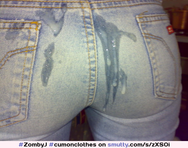 #cumonclothes #clothes #jeans #denim #cum #jizz #spunk #cumshot