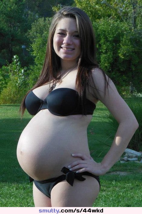 #pregnant #teen #selfie #cute #preggo #nn #breeding #langerie