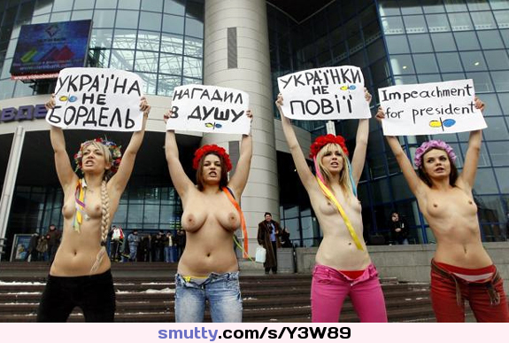 #Protest #Protesters #Topless #words #Public #exhibitionist #exhibitionists #Politics #Tits