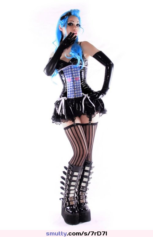 #gothy #punk #boots #bluehair #lace #corset #girly #original #gloves #sweet #goddess #goth
#GothicSluts #fetish_shoes #cutebabe