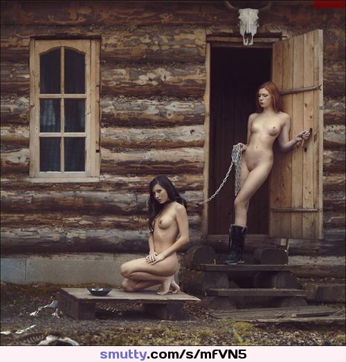 #2girls#lesbians#readhair#femdom#colared#blackhair#submissive#chained#onherknees#dogbolw#ready#eating#artnude#scenery#AndrewLucas#MarquisDom