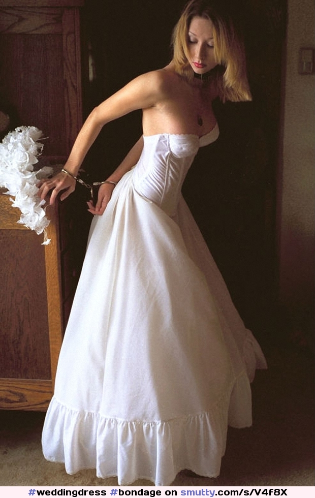 #bondage #bride #weddingdress smutty.com 
