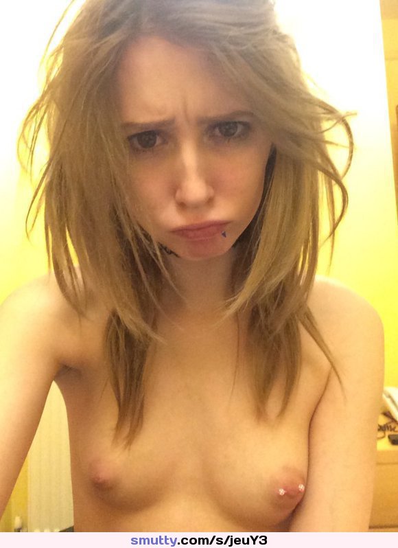 #youngteen #Younggirl #nipplepiercing #pout #smalltits #smallboobs #smallbreasts #Just18