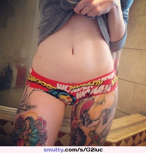 #WonderWoman #Panties #Tattoos #Tattoo #Ink #Sexy #Hot #Stomach #NonNude #NonNudity