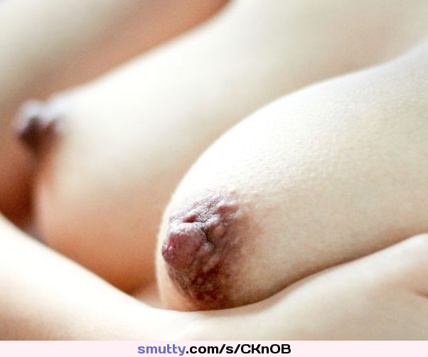 An image by Nobodyelsebutyou:  #tits #naturalboobs #hardnipples #nipples #natural #BoobSqueeze #boobs