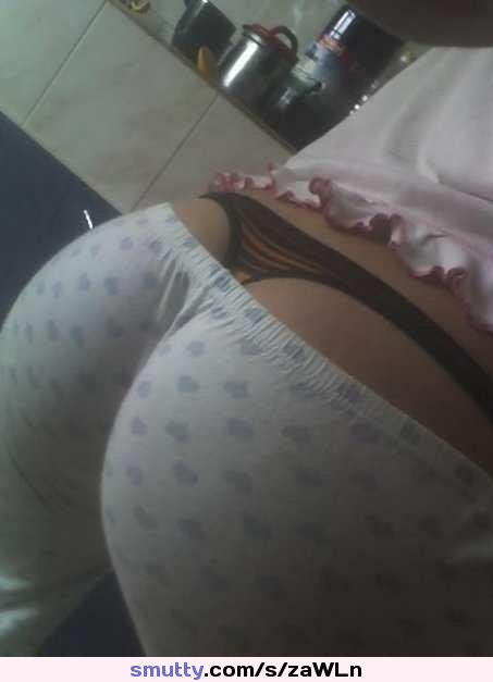 An image by: laura93x - Fantasti.cc; #ass #butt #pajamas #whaletail #thong #panties