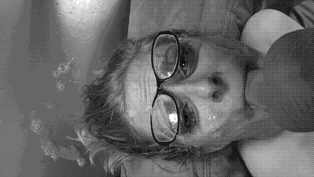#gif#hot#used#forced#throatfuck#facefuck#upsidedown#sloppy#messy#drooling#spit#saliva#gagging#eyecontact#BlackAndWhite#glasses