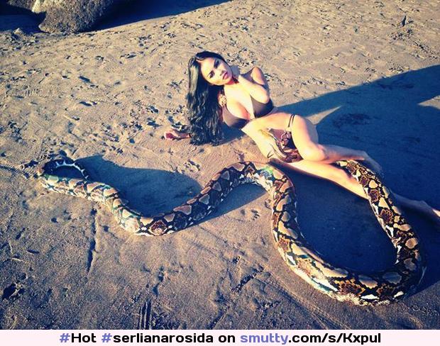 #SerlianaRosida #Beach #Sexy #Snake #Sun #Hot