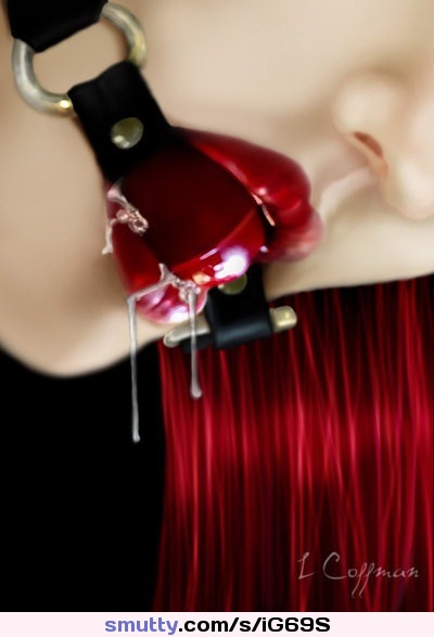 #redhed with #red #ballgag #drooling