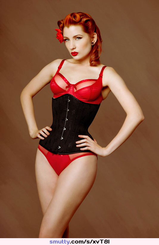 #redhead #corset #nonnude