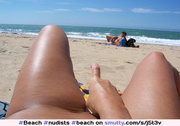 #nudists #beach #public #erection #masturbation #dildo #public