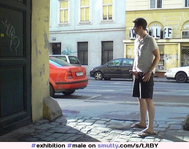 #male #PublicNudity #street #cock #exhibition