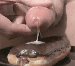 #frosting a #donut #gif