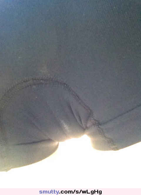 Outside to do some ab workouts! #dildopants #cameltoe