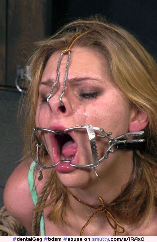 Hot picture Open Mouth Device, find more porn picture bdsm abuse nosehook h...
