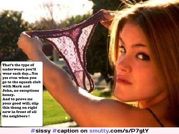 Like. #sissy. #caption. #humiliation. #panties. 