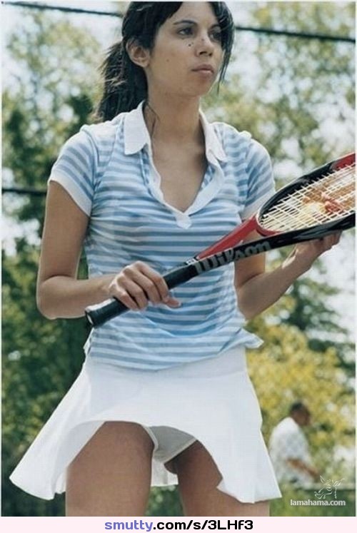 #wind #upskirt #tennis #nipples #pokies #whitepanties