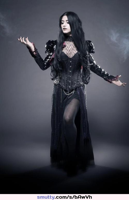 #Beautiful ..........#lace #corset #latex #goth #gorgeous #stockings #longhair #pale #blackhair #black #dark ......#tele