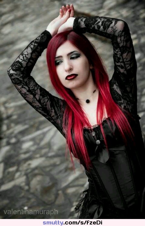 #gorgeous ....#sexy #lace #goth #redhead #pale #corset #lovely #beauty #dangerouslysexy ....#tele