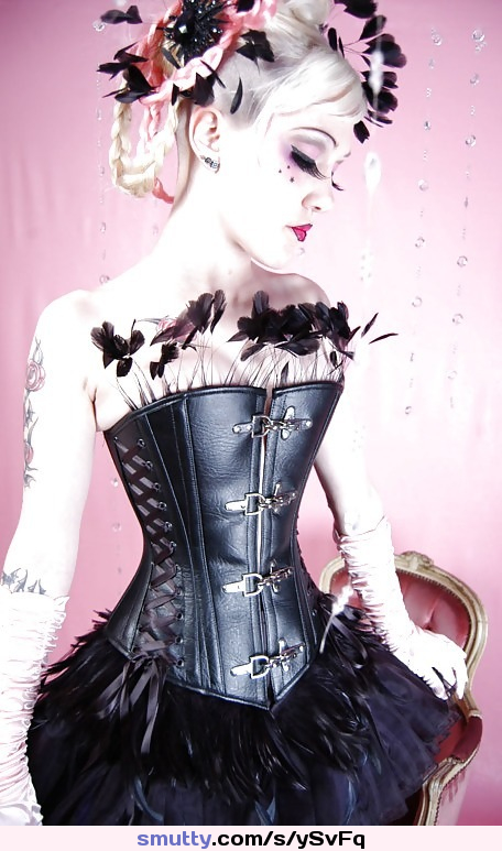 That #lush look ...#pale #corset #frills  #beautiful #Sexxxy #tattoos #bliss #gloves #gorgeous .......#tele