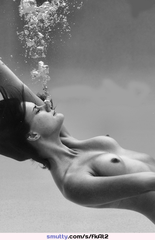 #nipples,#boobs,#breasts,#tits,#BlackAndWhite,#breathing,#bubbles,#underwater