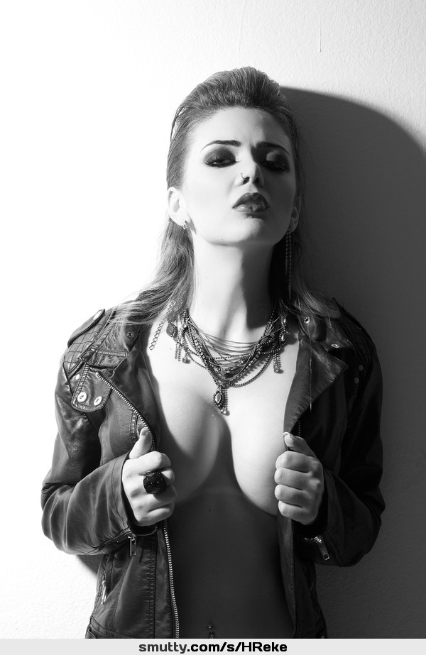 #BlackAndWhite,#necklace,,#attitude,#lightandshadow,#gothgirl,#jacket