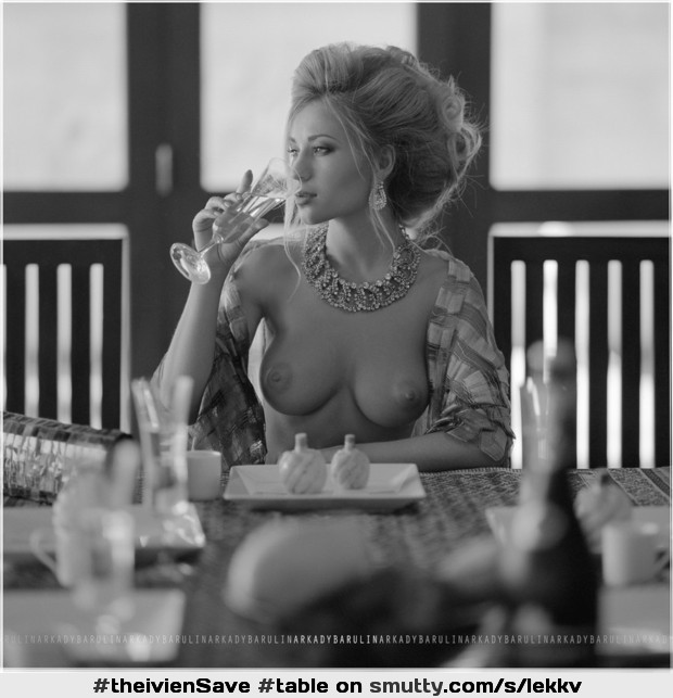 #table,#necklace,#fashion,#nipples,#boobs,#breasts,#tits,#sexy,#beauty,#attractive,#gorgeous,#seductive,#lightandshadow,#BlackAndWhite,#food