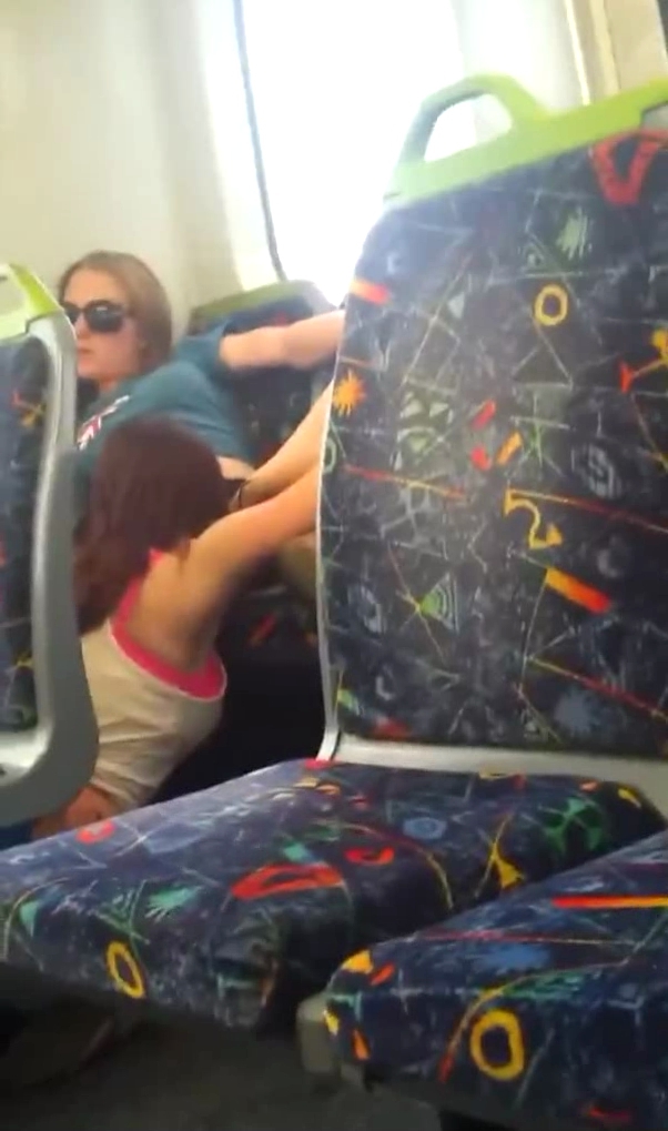 #VoyeurView #amateurlesbian dining car: #video #Bloke #busted by #busty #BeaverEating #babe on #public #train, or not? 1:33 #shaky #fuzzy