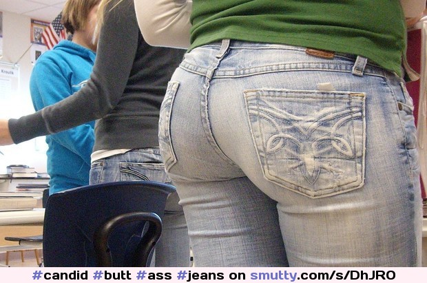 #butt #ass #jeans #denim #pants #closeup #voyeur #candid