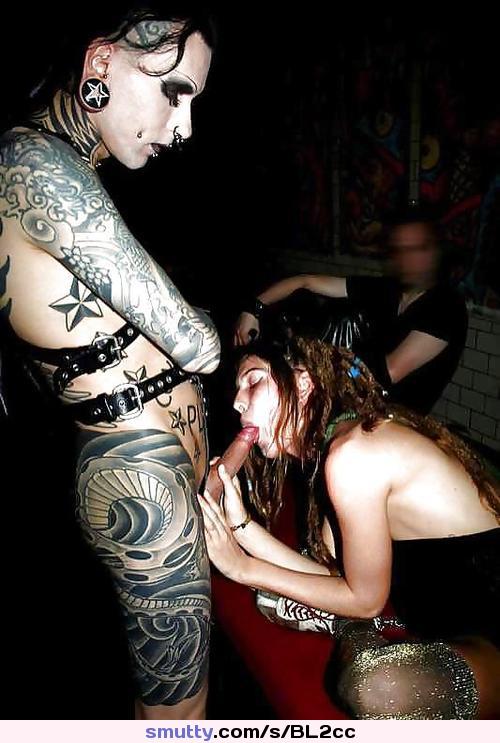 #Goth #Emo #Tats #Tattoos #Oral #Cocksucker #BJ #BlowJob #Sexs #HiSPenisIsInHeRMouth