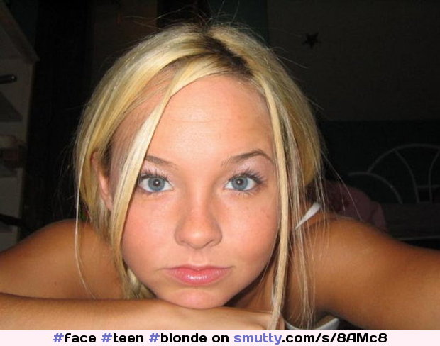 #teen #blonde #face