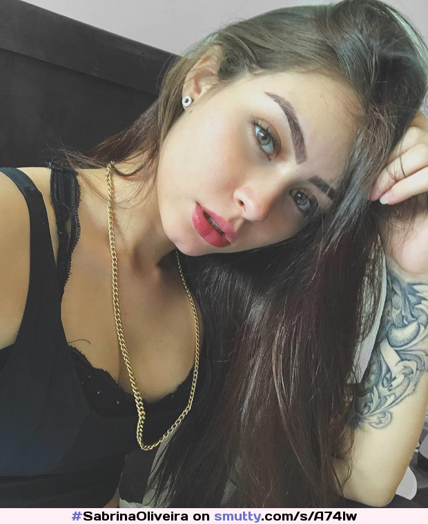 #SabrinaOliveira #Beautiful #Booty #Brunette #Busty #Celebrity #Cute #Fit #Lips #NeckLace #RedLips #Selfie #Sexy #Tattoo