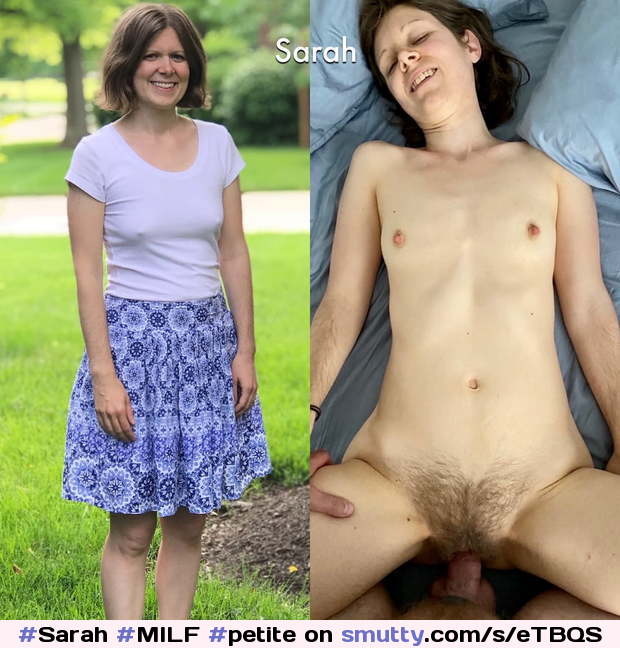 #Sarah #MILF #petite #smalltits #hairypussy #wife #mom #exposed #pretty #gorgeous #pokies #onoff #dressedundressed #beforeafter #fucking