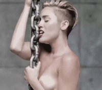 Mileycyrus  #mileycyrus #nude #naked #topless