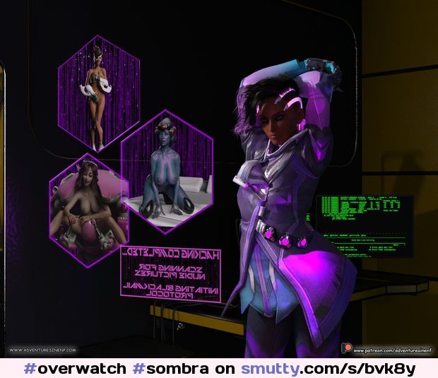 #overwatch #sombra #tracer #widowmaker #dva #videogame #3d #videogamegirls